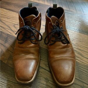 Steve Madden Kramerr Brown Leather Chukkas